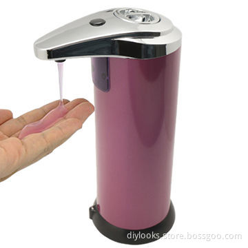 No-drip Design Automatic Soap Dispenser (Purple)